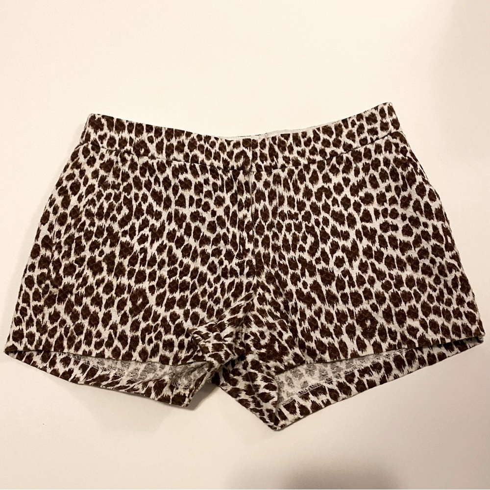 C Wonder leopard print pique shorts